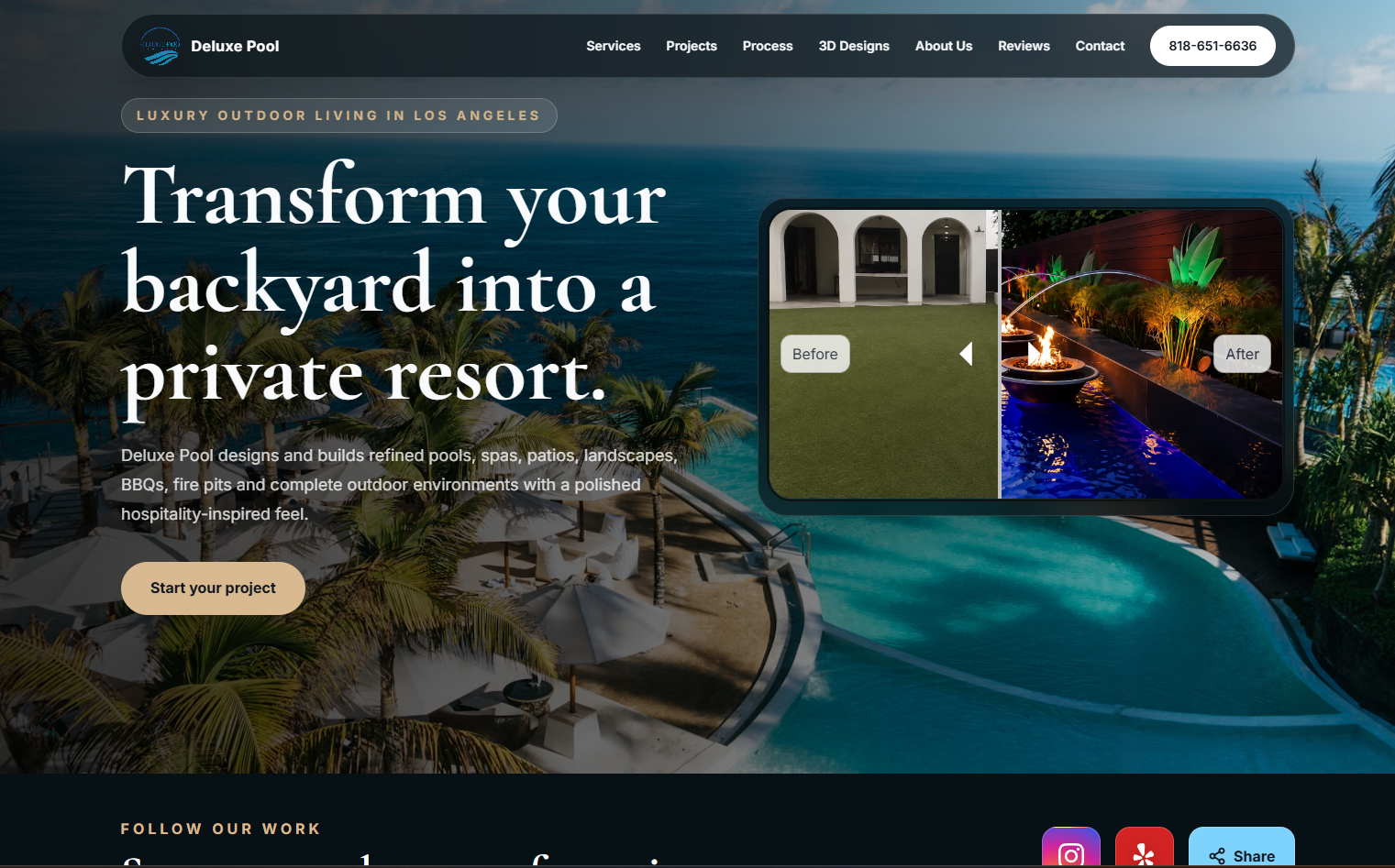 Deluxe Pool LA project preview